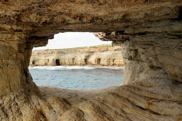 Кипр с 10 мая _Beautiful sea Caves during daytime in Ayia, Cyprus